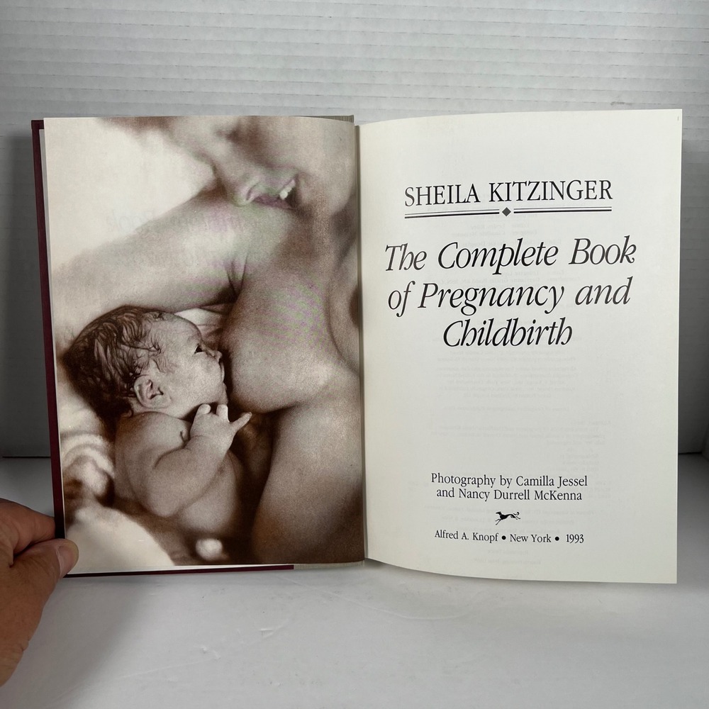 Sheila Kitzinger The Complete Book of Pregnancy and Childbirth 1993 Hardcover